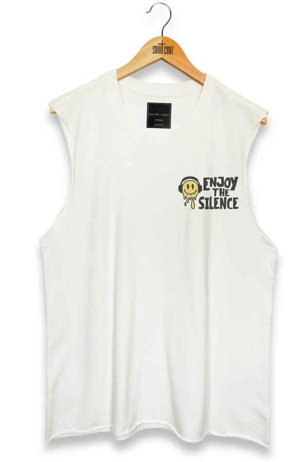 Cut Regata off white Enjoy The Silence Front