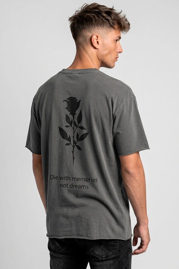 Camiseta estonada chumbo Memories