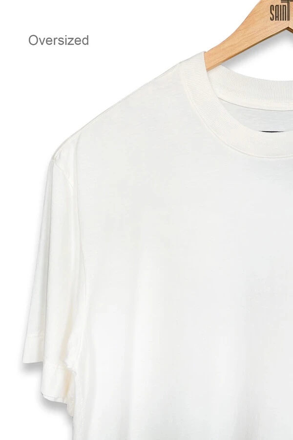 Camiseta oversized estonada off white Give