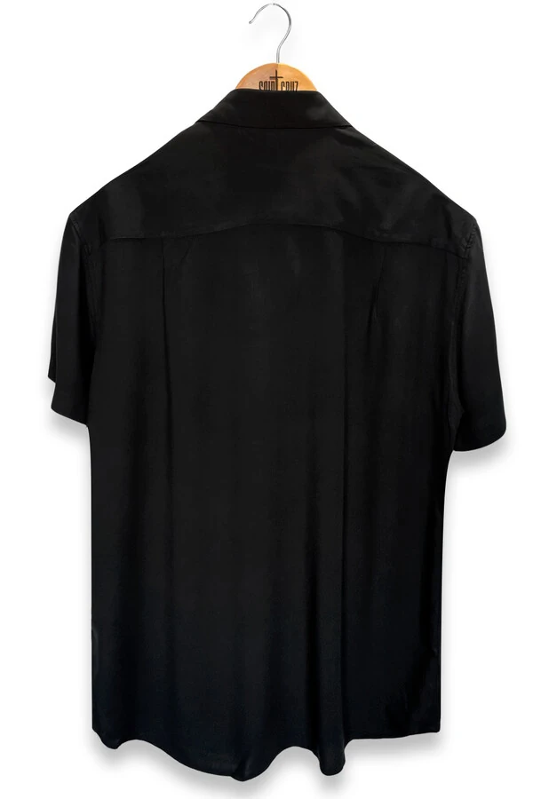 Camisa de viscose Black Outlet