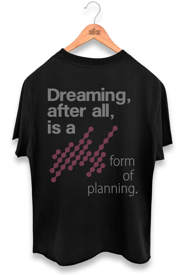 Camiseta preta Dreaming