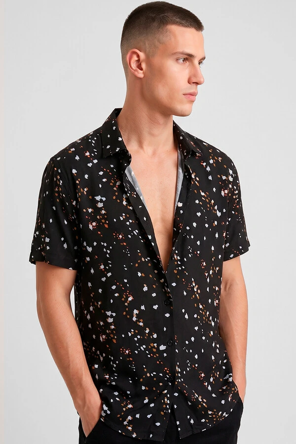 Camisa de viscose Galaxy