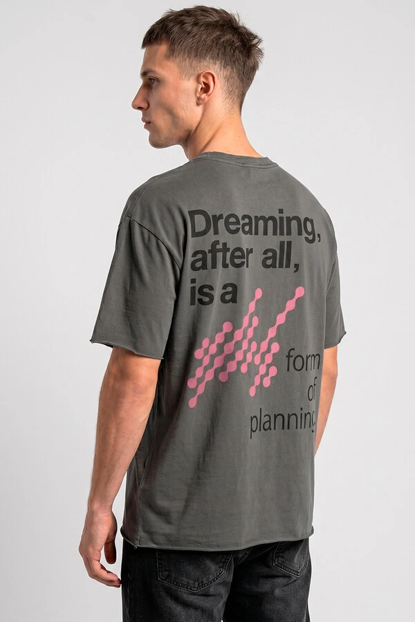 Camiseta estonada chumbo Dreaming