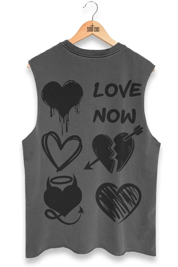 Cut Regata estonada chumbo Love Now