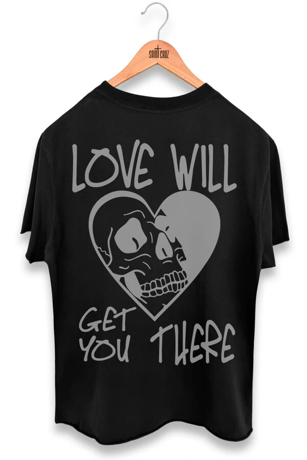 Camiseta preta Love Will