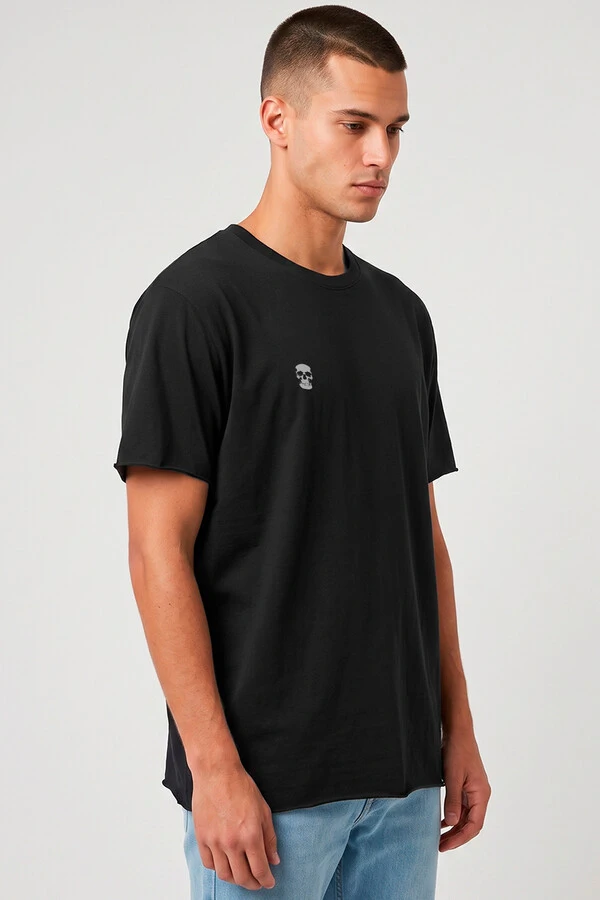 Camiseta preta Skull
