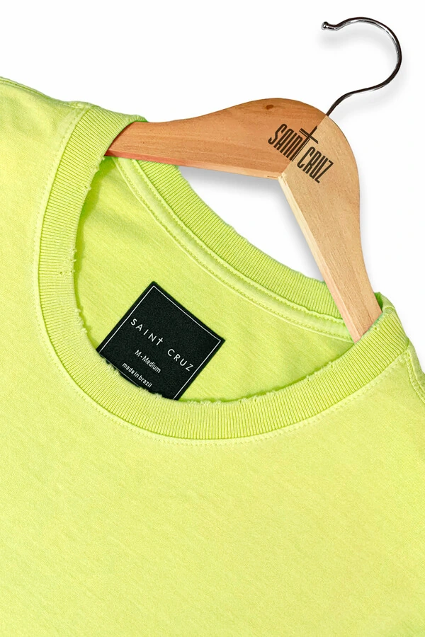 Camiseta estonada amarela Give