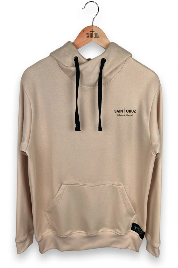 Blusa puff de moletom vanilla Tell Me