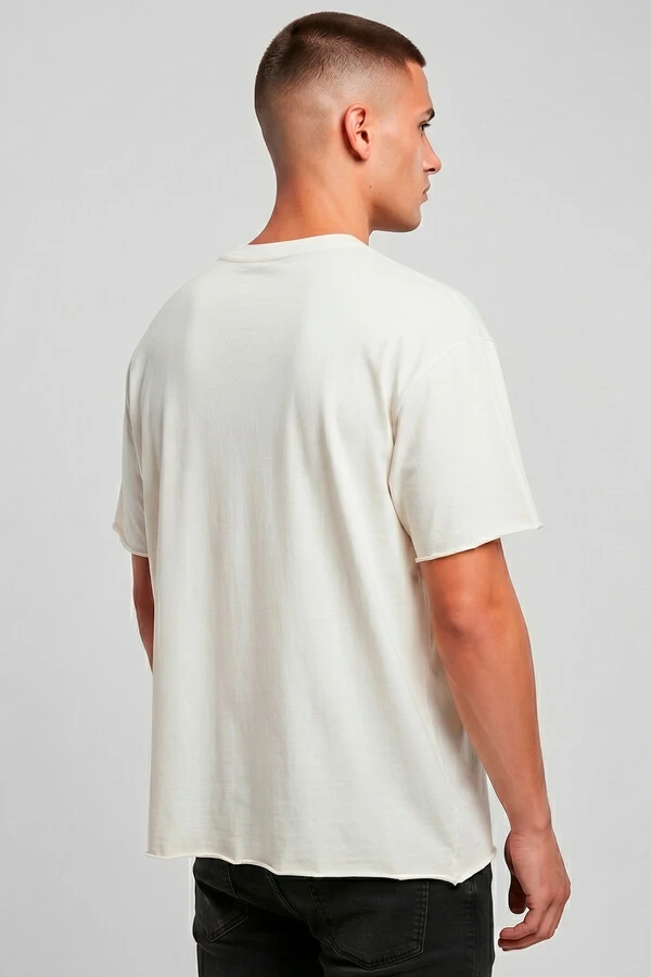 Camiseta off white Rose Front