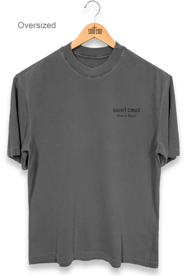 Camiseta oversized estonada chumbo Born Slippy