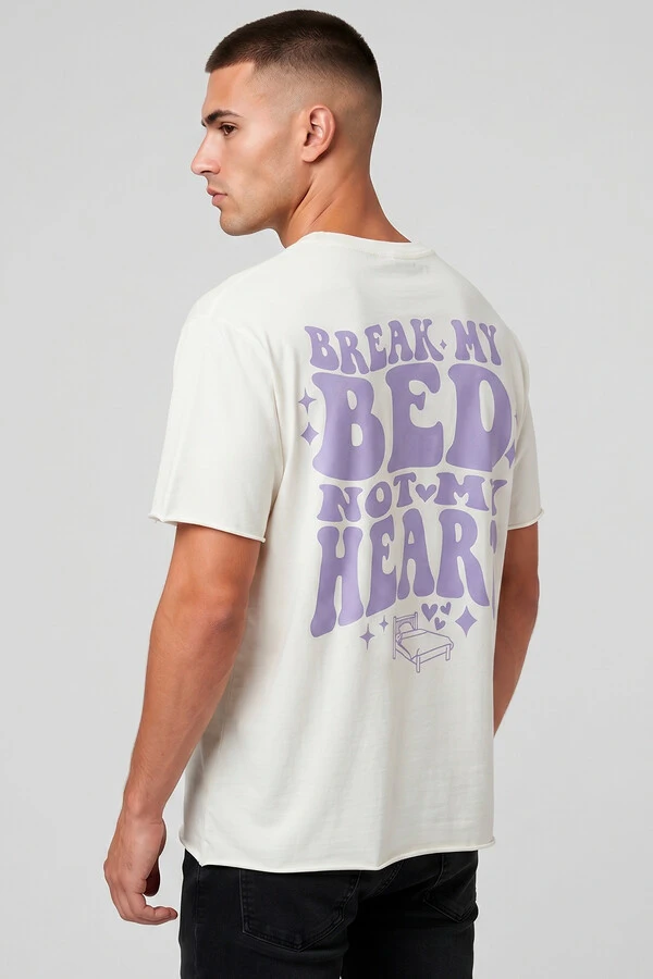 Camiseta off white Bed Blue