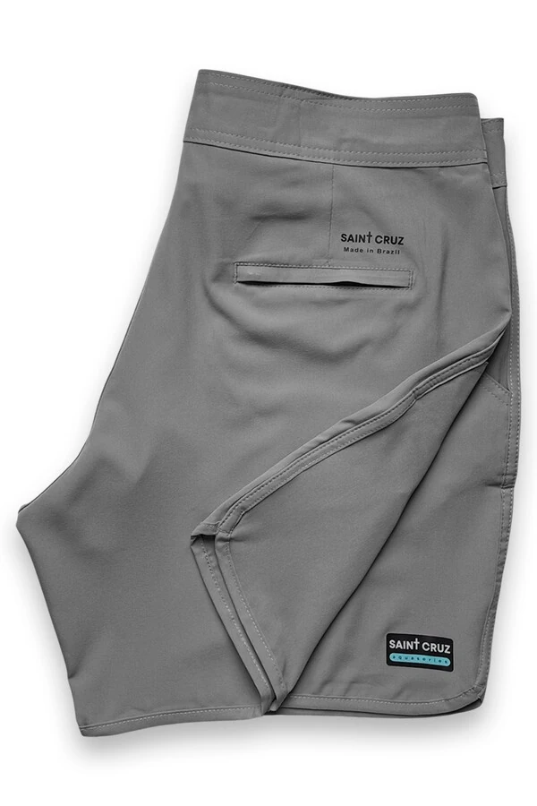 Bermuda retrô Cinza