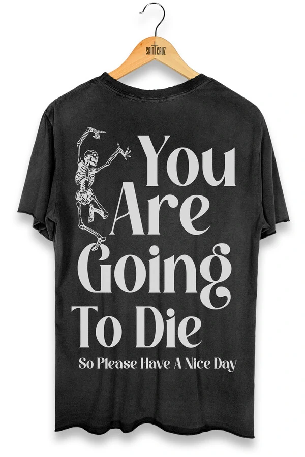 Camiseta preta Nice Day