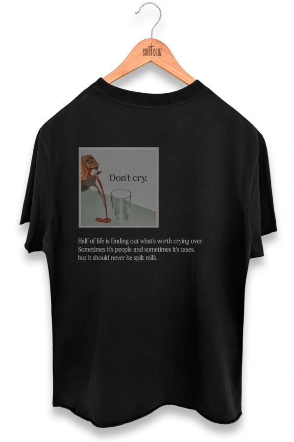 Camiseta preta Milk