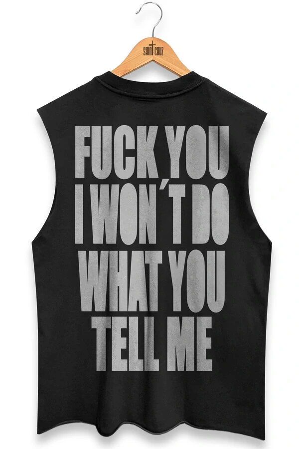 Cut Regata preta Tell Me