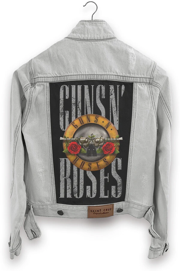 Jaqueta jeans feminina cru Guns And Roses Outlet