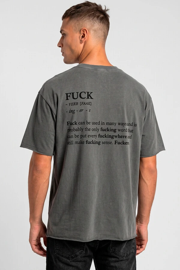 Camiseta estonada chumbo Verb