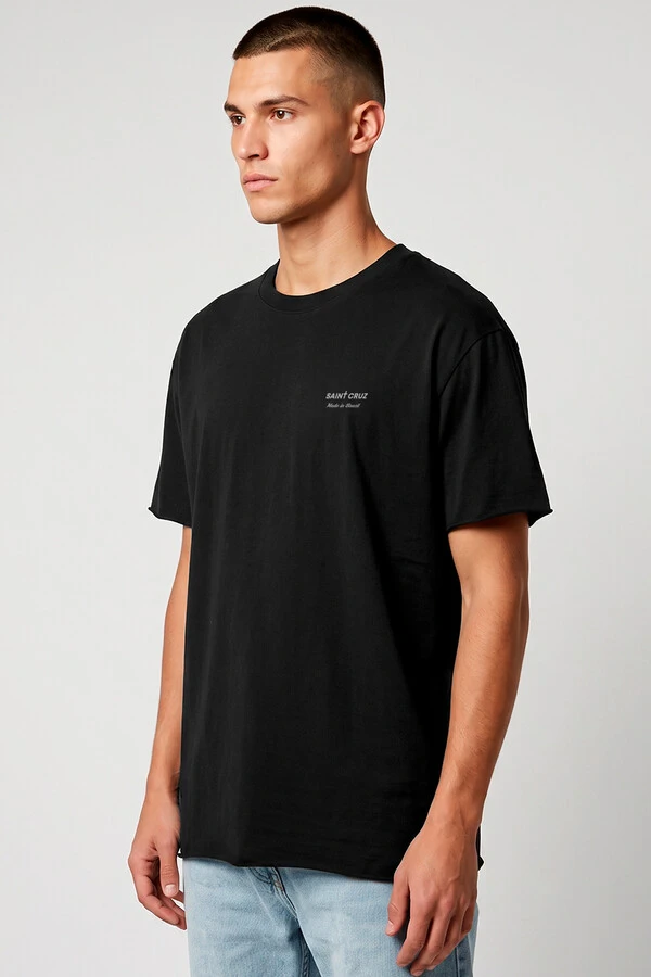 Camiseta preta Take Care