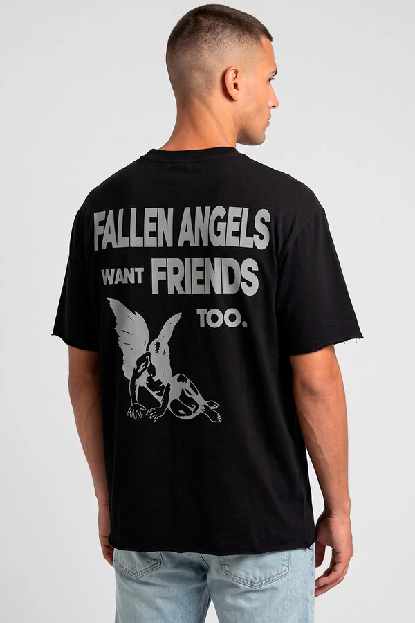 Camiseta preta Fallen Angels