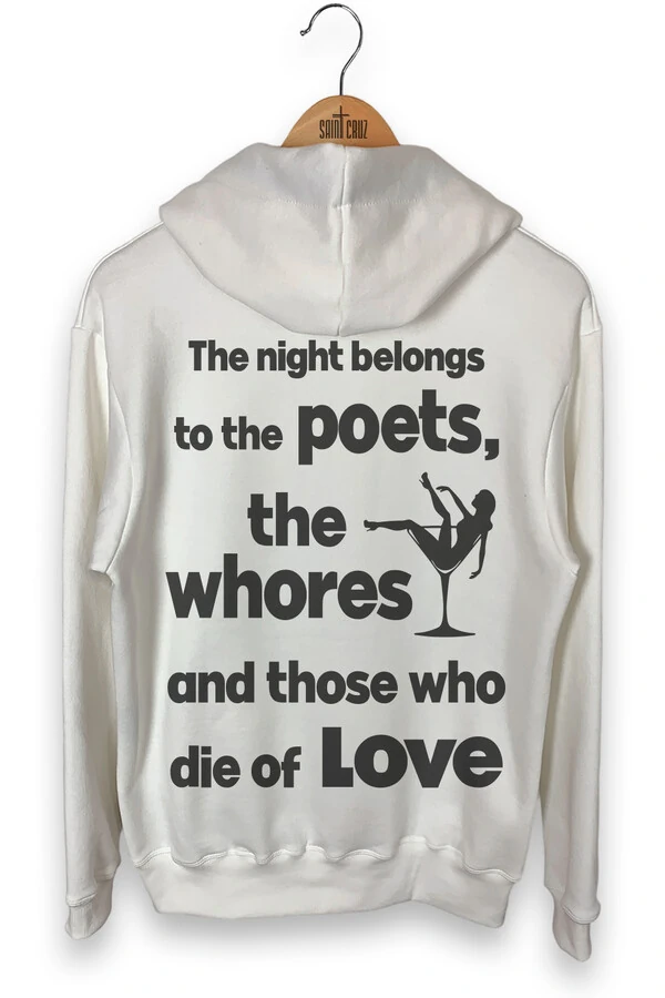 Blusa puff de moletom off white Poets