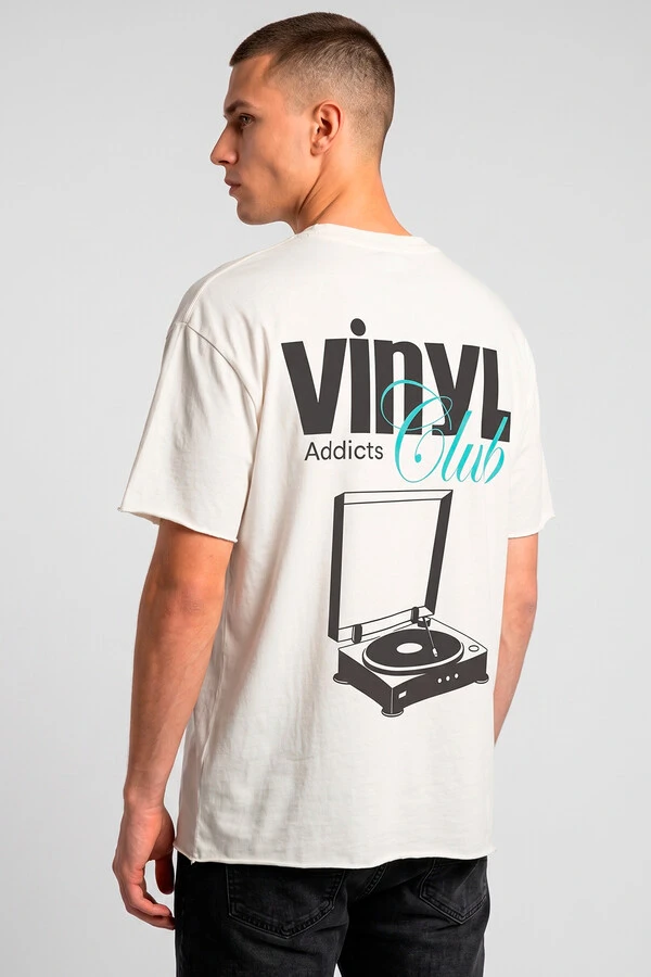 Camiseta off white Vinyl