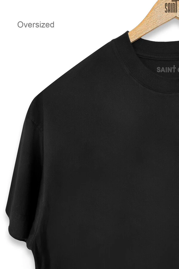 Camiseta oversized preta Drug Outlet