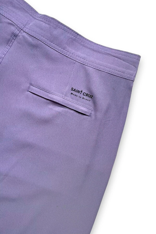 Bermuda retrô aqua Lilás