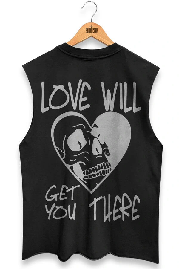 Cut Regata preta Love Will