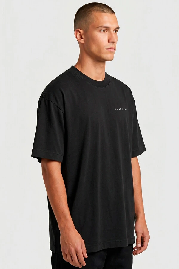 Camiseta oversized preta Enjoy