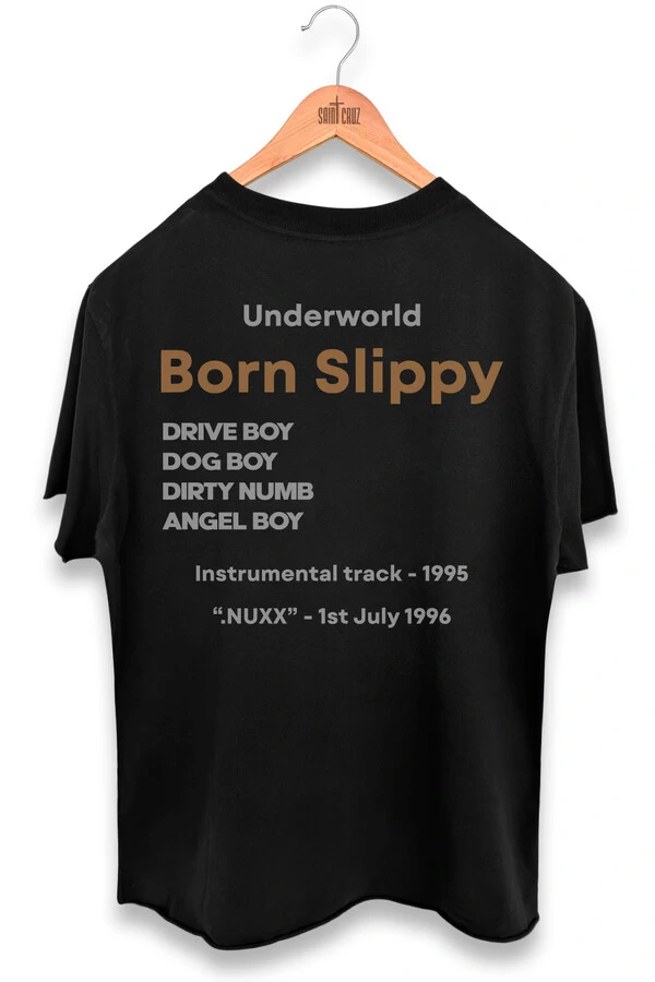 Camiseta preta Born Slippy