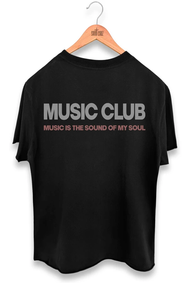 Camiseta preta Music Club