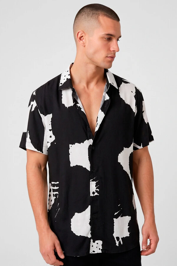 Camisa de viscose Curves
