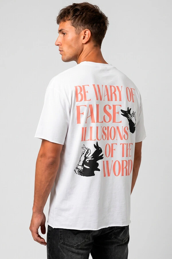 Camiseta branca False