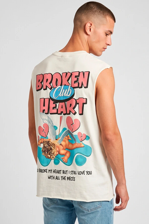 Cut Regata off white Broken Heart