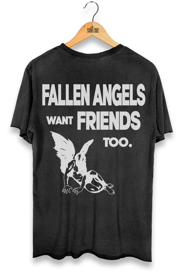 Camiseta preta Fallen Angels
