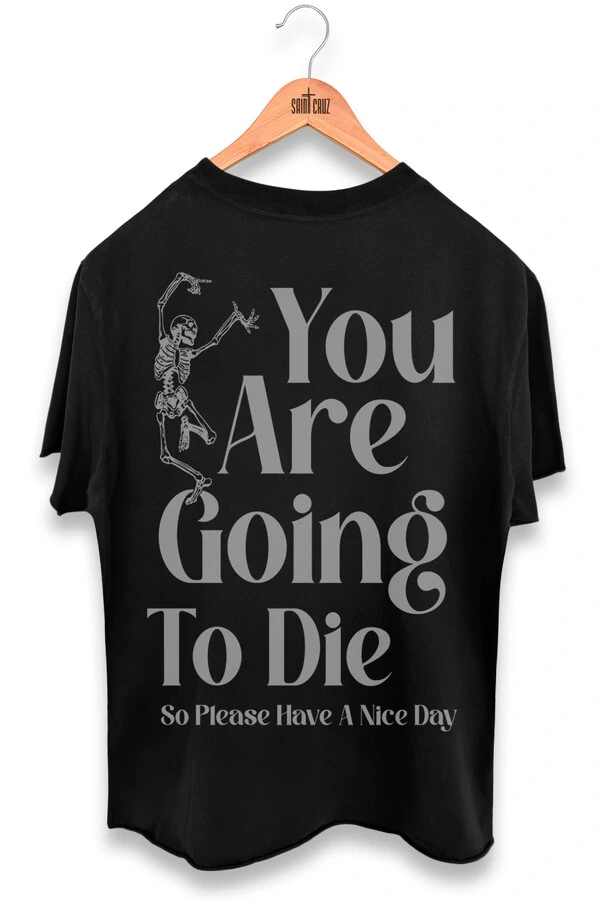 Camiseta preta Nice Day