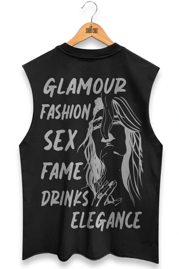 Cut Regata preta Glamour
