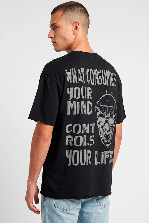 Camiseta preta Controls