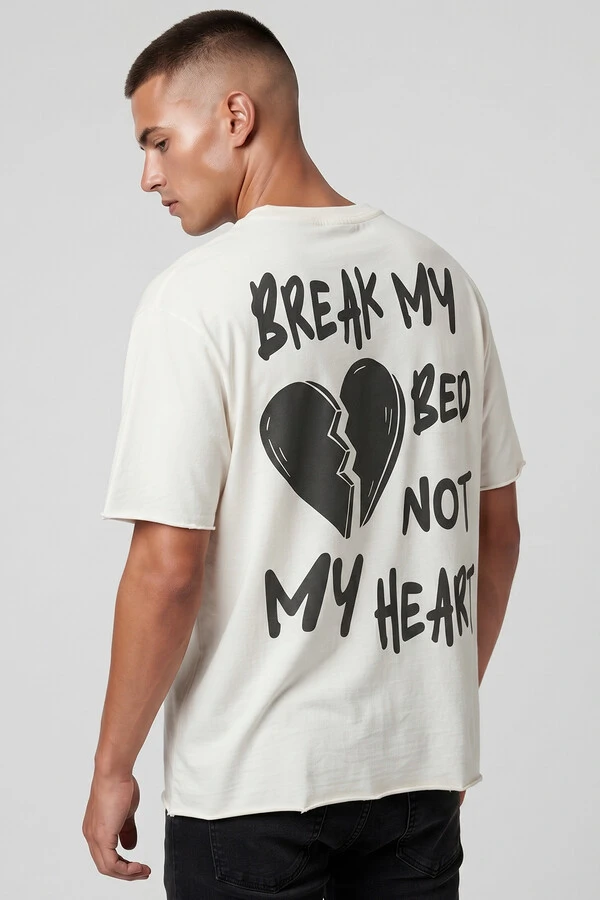 Camiseta off white Break My Bed