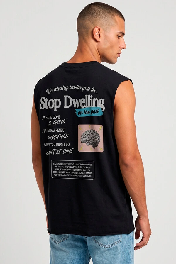 Cut Regata preta Stop Dwelling