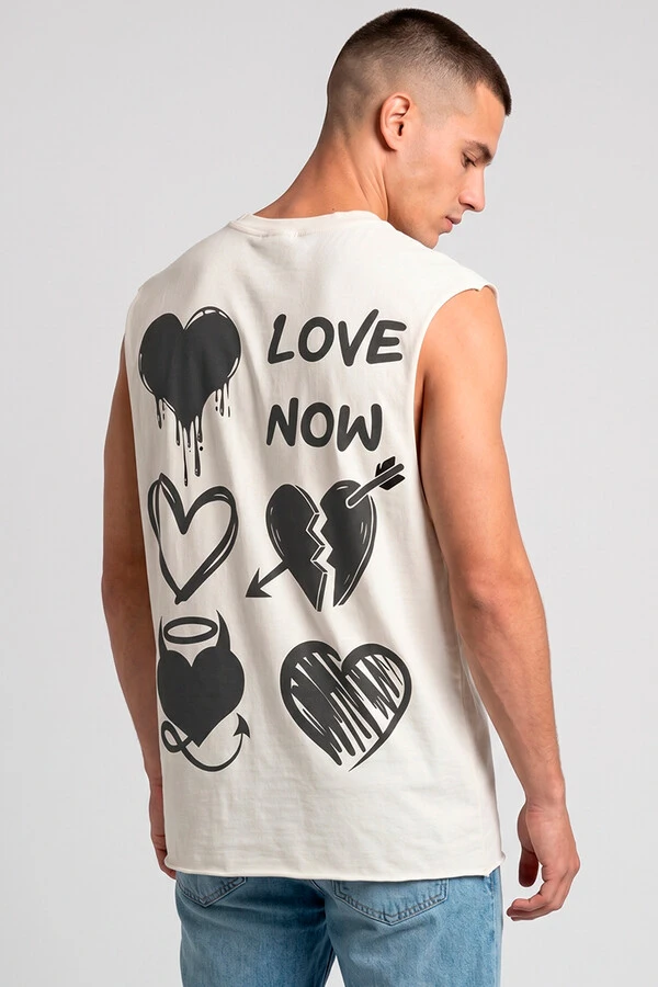 Cut Regata off white Love Now