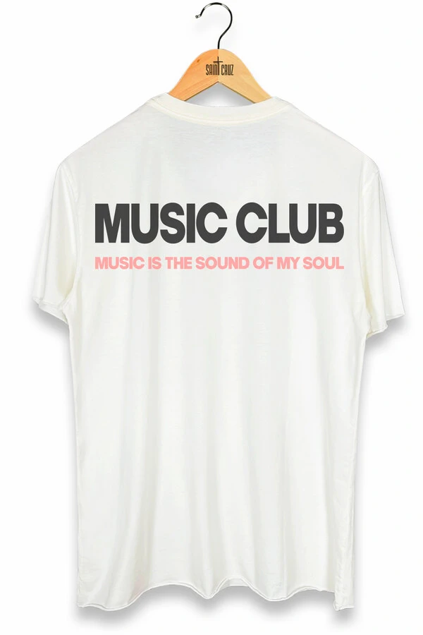 Camiseta estonada off white Music Outlet