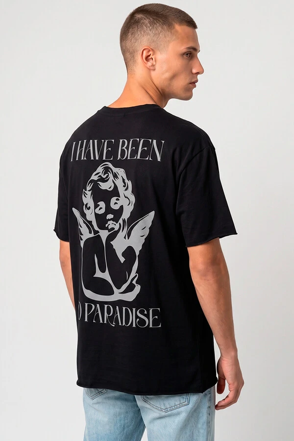 Camiseta preta Paradise