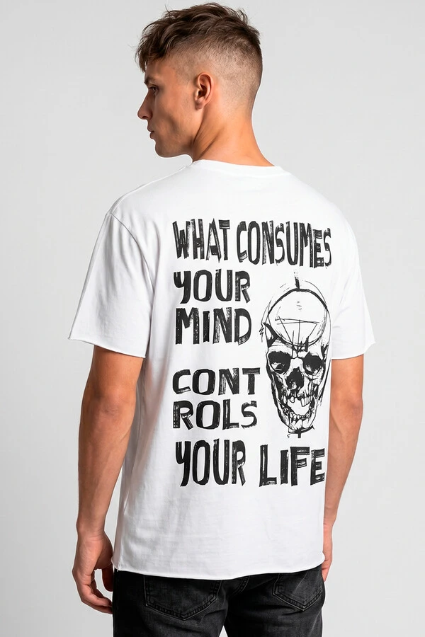 Camiseta branca Controls