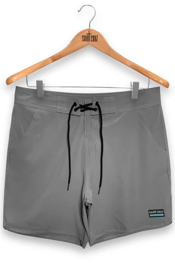 Bermuda retrô Cinza