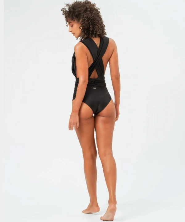Body Ondas Preto Luana