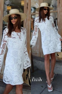 Vestido Crochet Renda