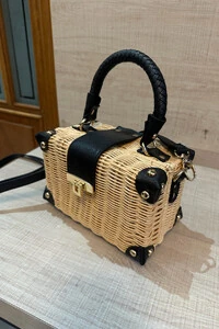 Bolsa Baú Palha