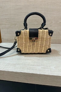 Bolsa Baú Palha