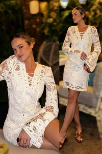 Vestido Crochet Renda